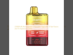 22000پافس بازپرداخت قابل استفاده با 15 طعم فوق العاده و 15 رنگ چشمگیر